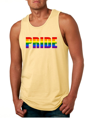 Men's Tank Top Pride Rainbow Colors Gay Love Parade Top