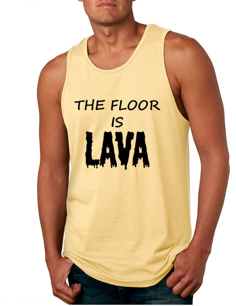 Men's Tank Top The Floor Is Lava Childhood Game Hot Popular Top