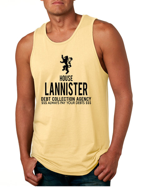 Men's Tank Top House Lannister Debt Collection Agency Cool