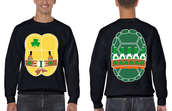 Men's Sweatshirt Ninja St Patrick's Day Cool Party Top
