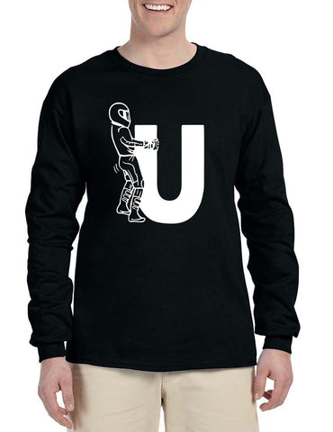 Men's Long Sleeve F U Motorcyclist Riding Buddies Shirts
