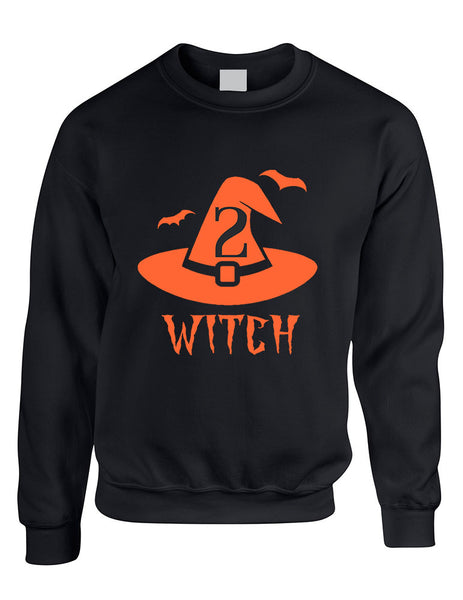 Crewneck Witch 1 2 Funny Cool Halloween Costume Idea Top