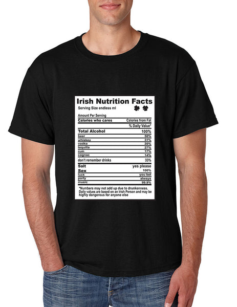 Irish nutrition facts St patrick men t-shirt - ALLNTRENDSHOP - 3