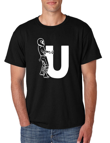 Men's T Shirt F U Motorcyclist Riding Cool Motorcycle TShirt