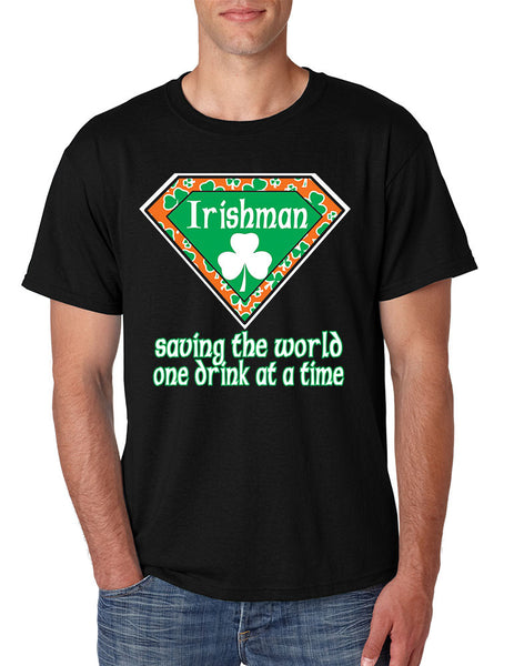 Irishman saving the world st patricks men t-shirt - ALLNTRENDSHOP - 2