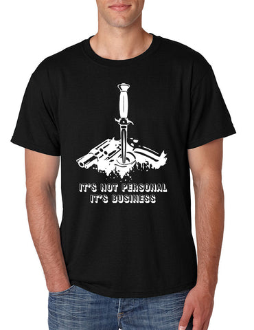 Men's T Shirt It's Not Personal It's Business Humor Funny T Shirt - ALLNTRENDSHOP - 1