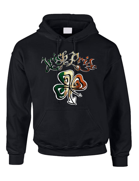 Adult Hoodie Irish Pride Shamrock St Patrick's Party Top