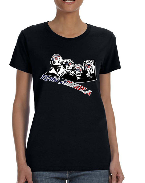 Women's T Shirt 4 Fathers American Team 4th Of July Tee