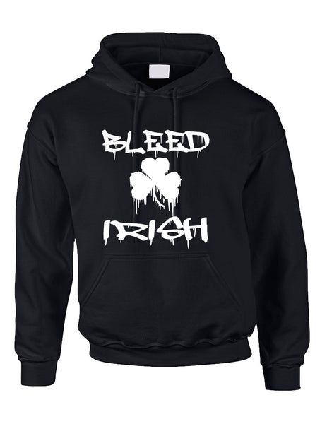 Adult Hoodie Bleed Irish St Patrick's Day Party Love Irish - ALLNTRENDSHOP - 4