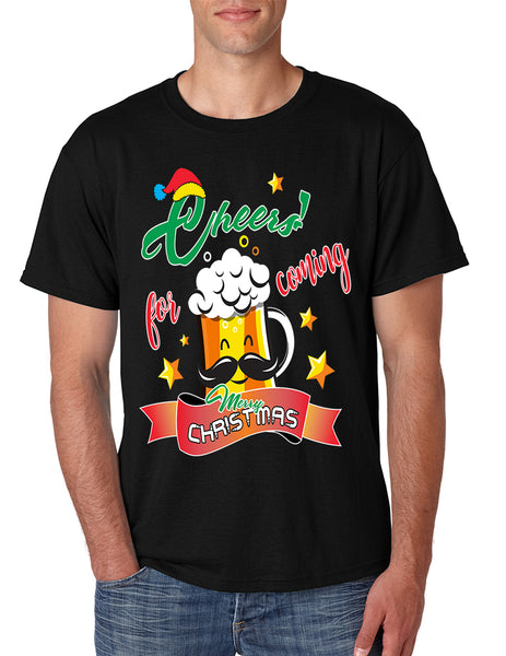 Men's T Shirt Cheers For Coming Xmas Gift Cool Idea