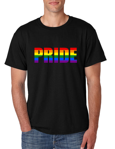 Men's T Shirt Pride Rainbow Colors Gay Love Parade Tee