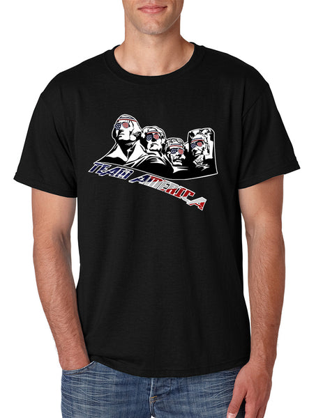 Men's T Shirt 4 Fathers American Team 4th Of July T Shirt