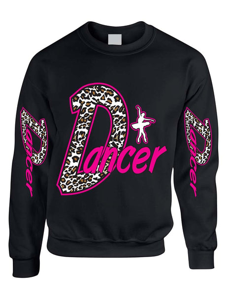 Dancer White Leopard women's sweatshirt - ALLNTRENDSHOP