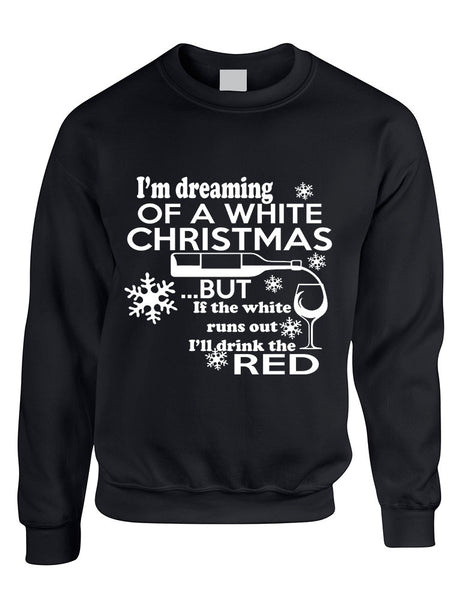 Adult Crewneck Drunk Christmas Alcohol Top Holiday Funny Top - ALLNTRENDSHOP - 3