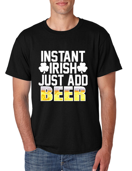 Men's T Shirt Instant Irish Add Beer St Patrick's Day Shirt - ALLNTRENDSHOP - 2