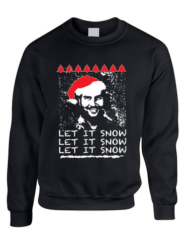 Adult Crewneck Pablo Escobar Snow Christmas Funny Top - ALLNTRENDSHOP - 1