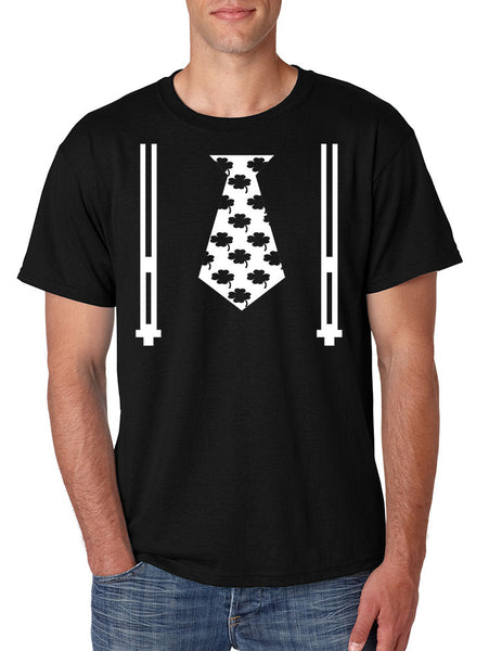 Irish shamrock tie Men t-shirt saint patricks day - ALLNTRENDSHOP - 3