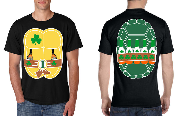 Men's T Irish Ninja St Patrick's Day Cool Party Tee Shirt