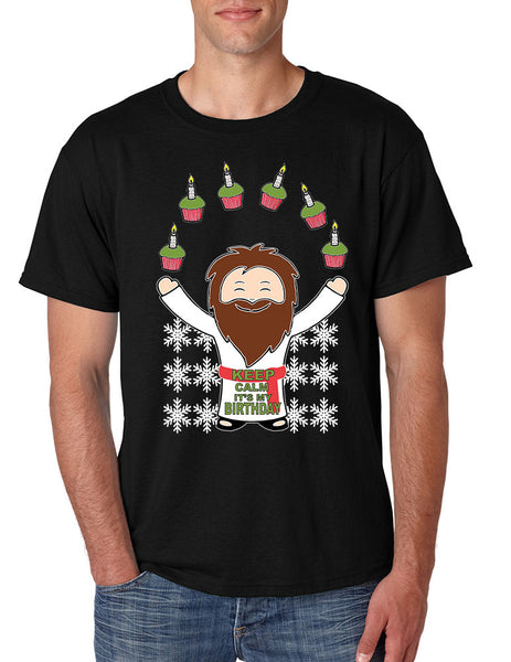 happy birthday Jesus men's T-shirt - ALLNTRENDSHOP