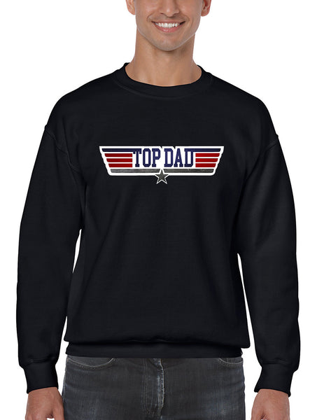 Men's Sweatshirt Top Dad Guns Father's Day Shirt Love Dad Gift