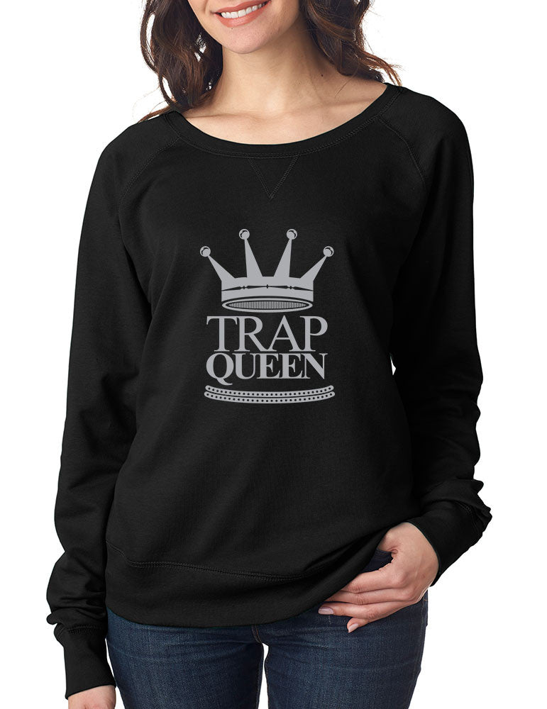Trap Queen long sleeve Pullover women - ALLNTRENDSHOP - 1