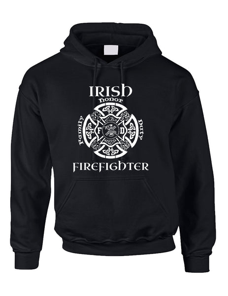 Adult Hoodie Irish Firefighter St Patrick's Top Love Irish Party - ALLNTRENDSHOP - 2