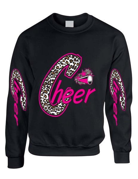 Cheer White Leopard women's sweatshirt - ALLNTRENDSHOP
