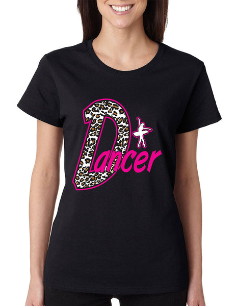 Dancer White Leopard women's T-Shirts - ALLNTRENDSHOP