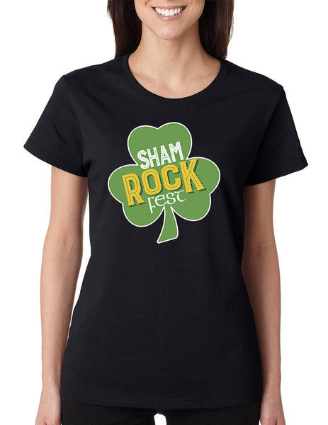 Women's T Shirt Shamrock Fest St Patrick's Day Party Shirt