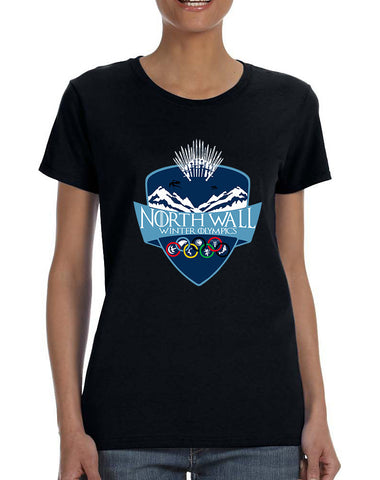 Women's T Shirt North Wall Winter Olympics Popular Tee