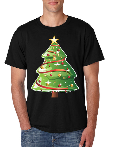 Men's T Shirt Christmas Tree Cute Holiday Gift Trendy Ugly Tee