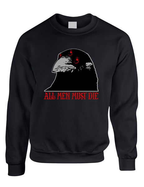 Three-eyed Crow All men must die women sweatshirt - ALLNTRENDSHOP - 2