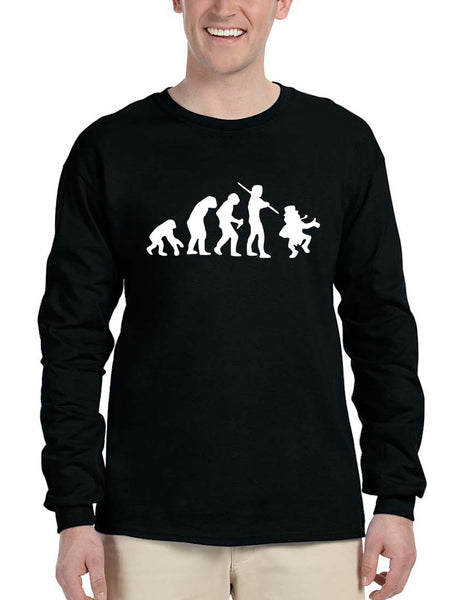 Men's Long Sleeve Irish Evolution Leprechaun St Patrick's Shirt - ALLNTRENDSHOP - 2