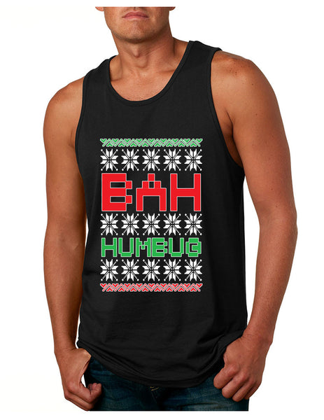 Bah Humbug christmas Men's Jersey Tank - ALLNTRENDSHOP