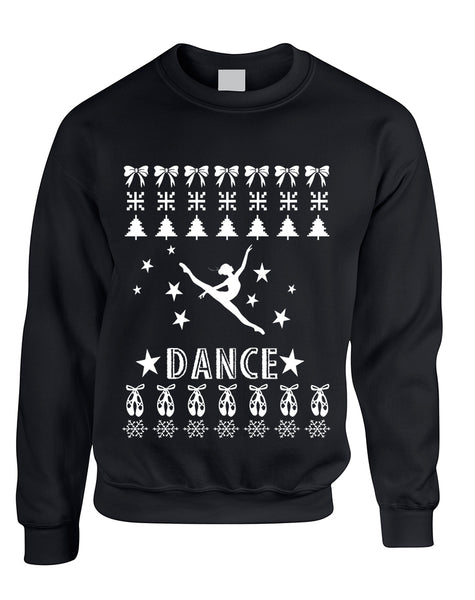 Adult Sweatshirt Dance Ugly Xmas Love Dancing Shirt Cute Gift