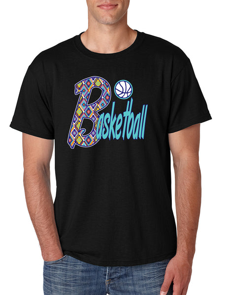 Men's T Shirt Basketball Aztec Love Sport Gym Top Fitness Tee