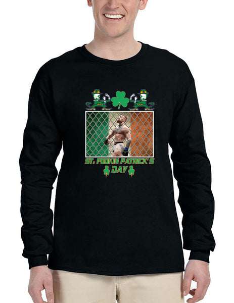 Men's Long Sleeve Irish Conor Final St Patrick's Day Shirt
