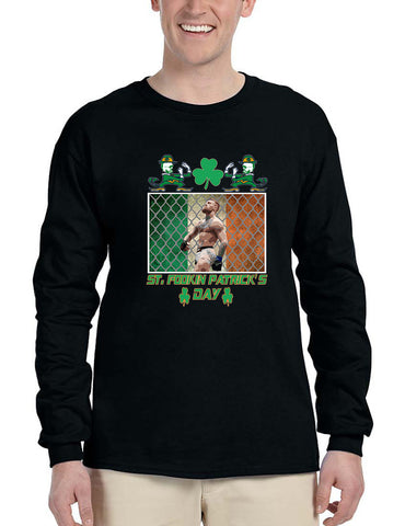 Men's Long Sleeve Irish Conor Final St Patrick's Day Shirt