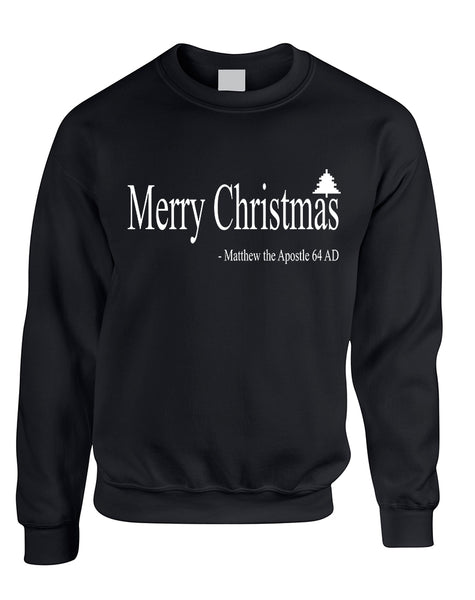 Adult Sweatshirt Matthew The Apostle Merry Christmas Gift Idea