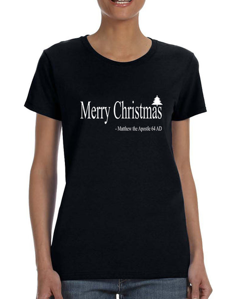 Women's T Shirt Matthew The Apostle Merry Christmas Shirt