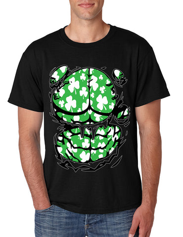 Men's T Shirt Irish Body Shamrock St Patrick's Day Tee Shirt
