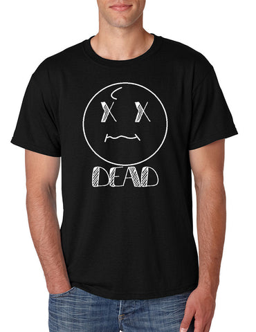 Men's T Shirt Dead Face Cool Funny Humor Shirt
