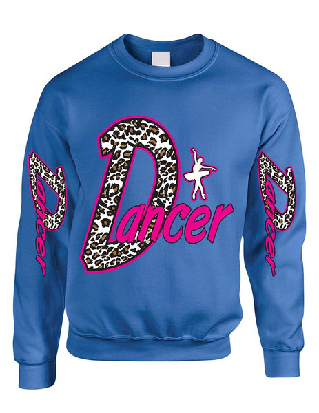 Dancer White Leopard women's sweatshirt - ALLNTRENDSHOP