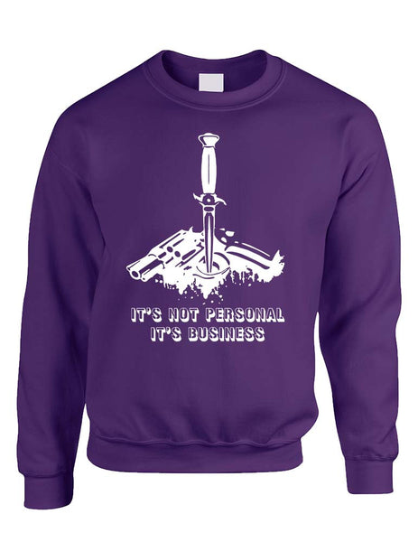 Adult Crewneck It's Not Personal It's Business Funny Top - ALLNTRENDSHOP - 5
