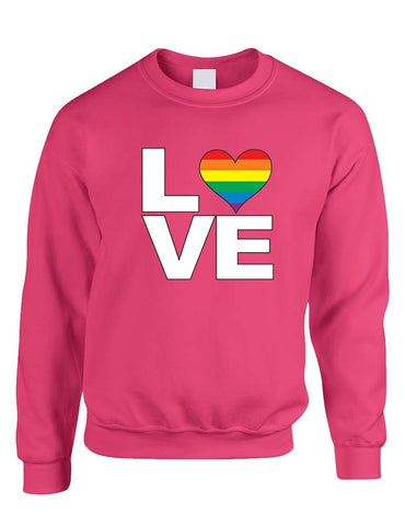 Love pride gays lesbians women sweatshirt - ALLNTRENDSHOP - 1