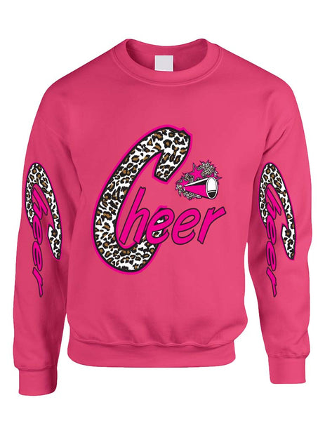 Cheer White Leopard women's sweatshirt - ALLNTRENDSHOP