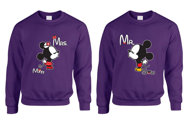 Mr soul Mrs mate kiss couples sweaters Valentines day - ALLNTRENDSHOP - 3