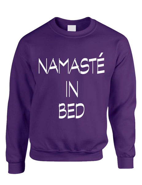 Namaste in bed women sweatshirt - ALLNTRENDSHOP - 3