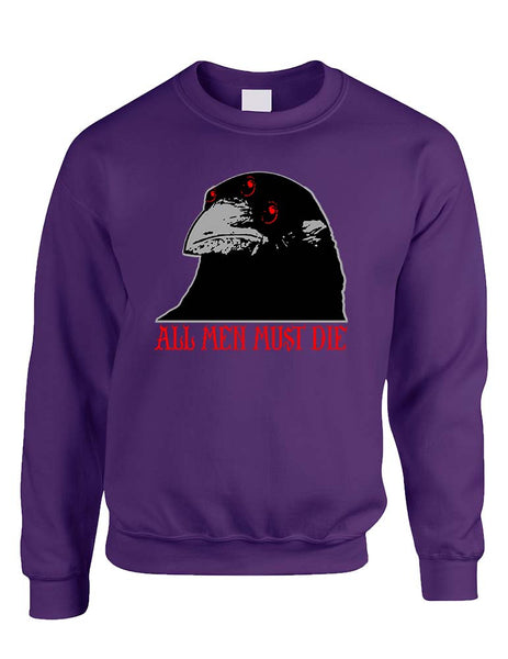 Three-eyed Crow All men must die women sweatshirt - ALLNTRENDSHOP - 3