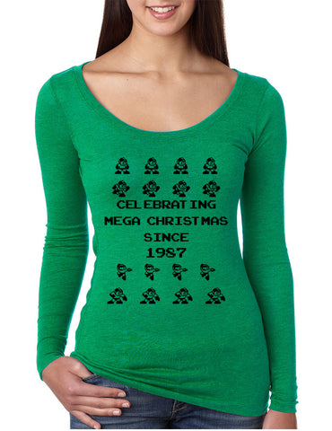 Women's Shirt Celebrating Mega Christmas Ugly Sweater Holiday - ALLNTRENDSHOP - 1